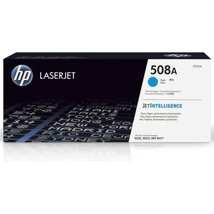 HP 508A (CF361A) Cyan Original Laserjet Toner Cartridge