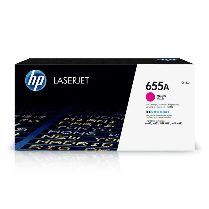 HP 655A Magenta LaserJet Cartridge, CF453A