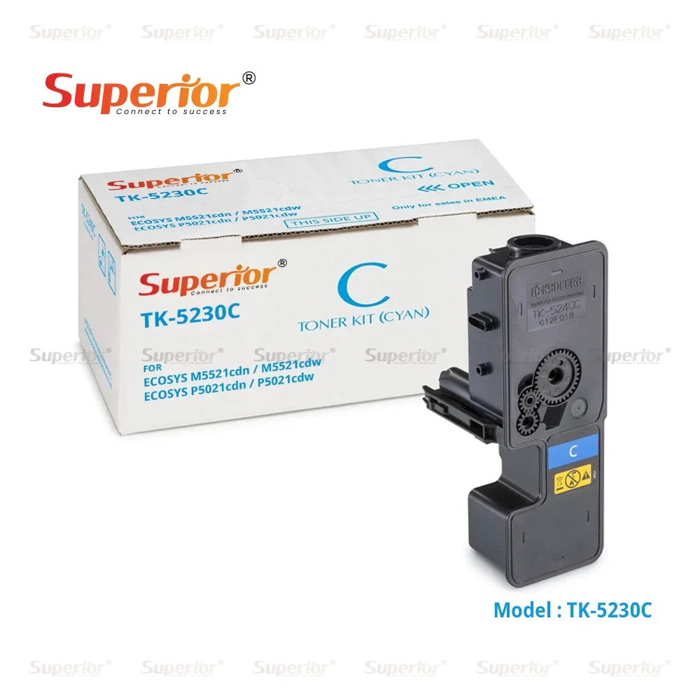 Superior TK-5230C Cyan High Yield Compatible Toner Cartridge