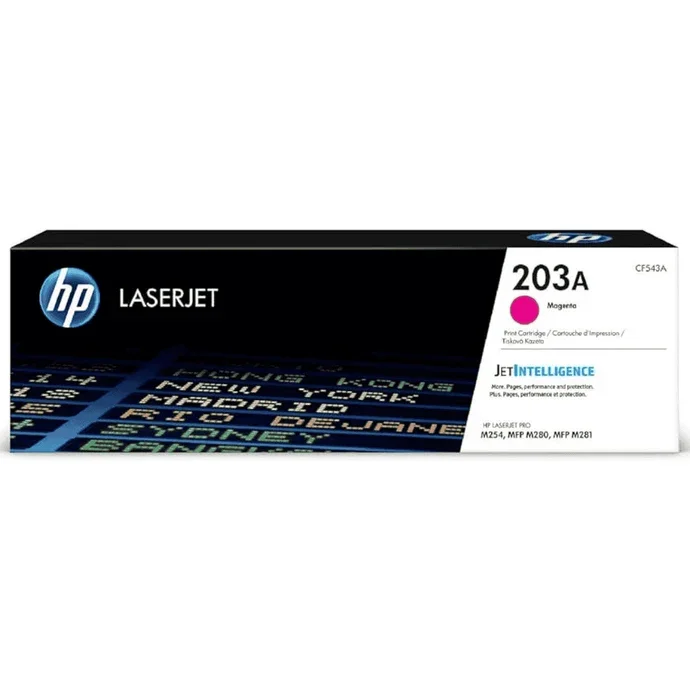 Hp 203A Original Laserjet Toner Cartridge, Magenta - Cf543A