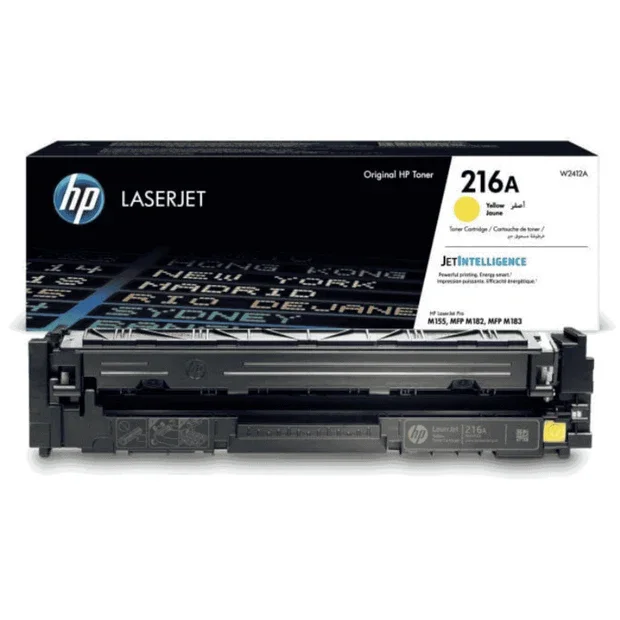 HP 216A Yellow Original LaserJet Toner Cartridge - W2412A
