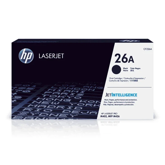 HP 26A Black Original LaserJet Toner Cartridge, CF226A